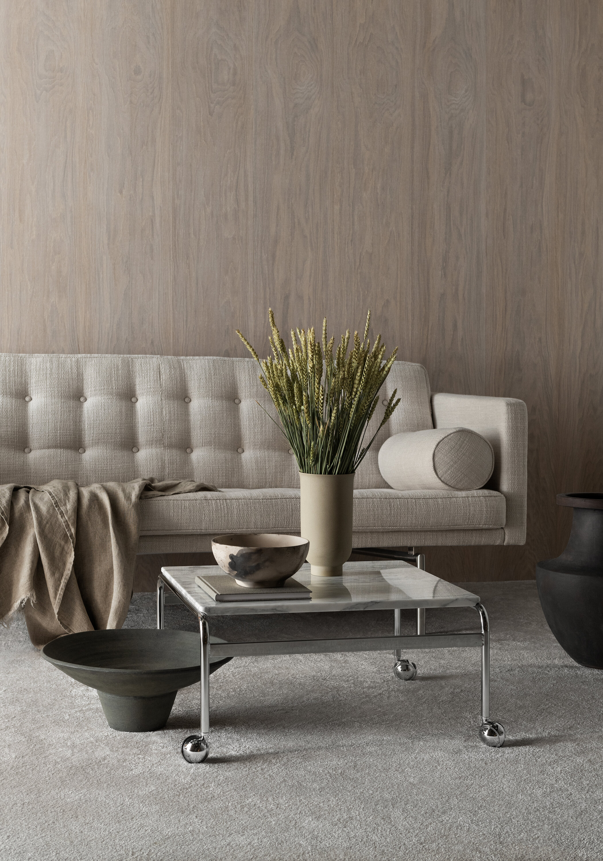 Karin 桌 carrara 大理石白款 